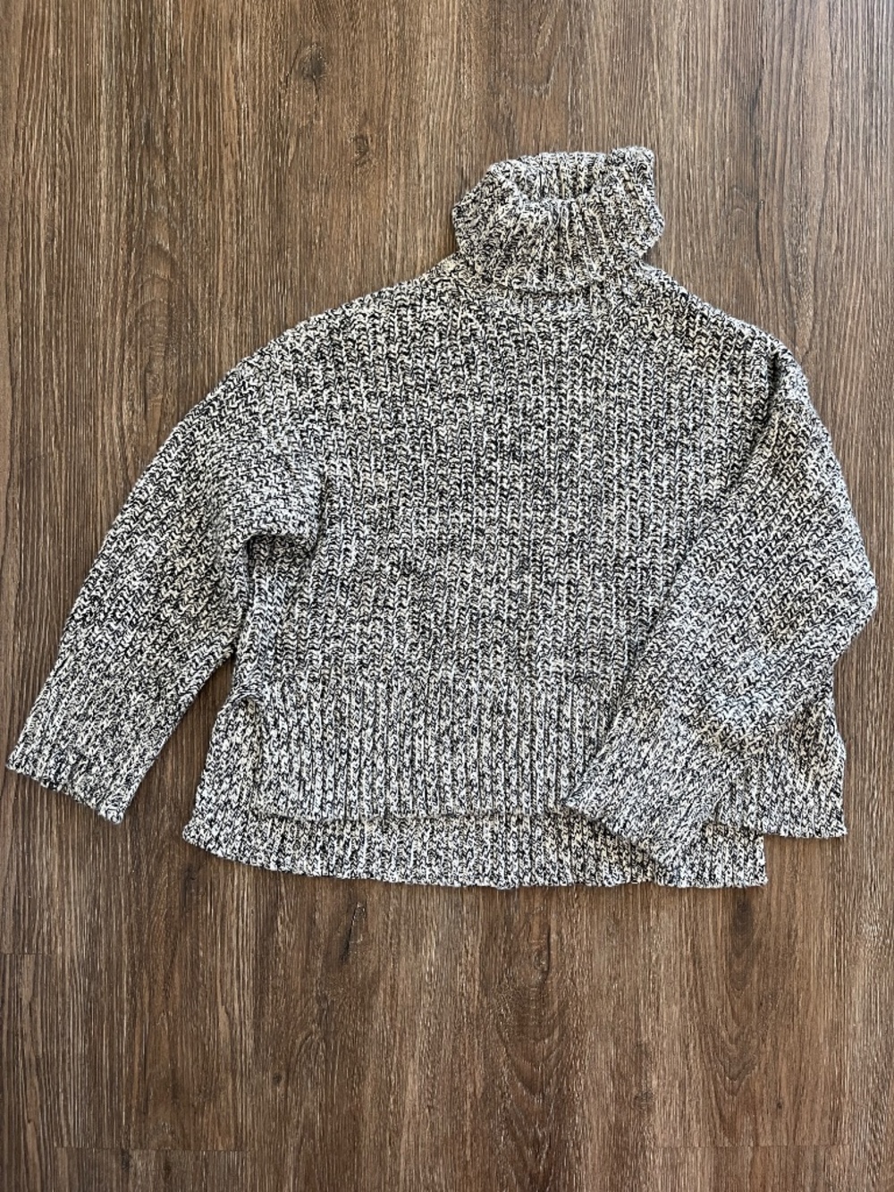 Wide Rib Turtle Neck Sweater - Picture 3 of 6